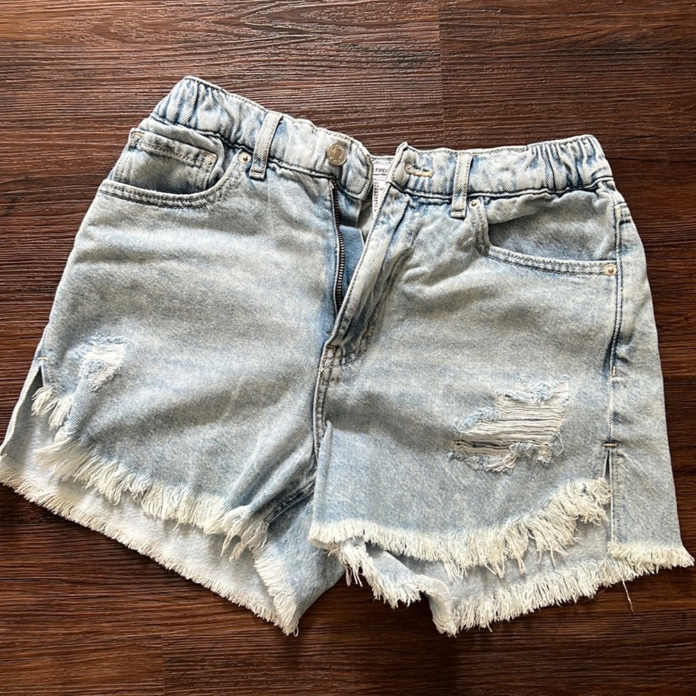Denim shorts